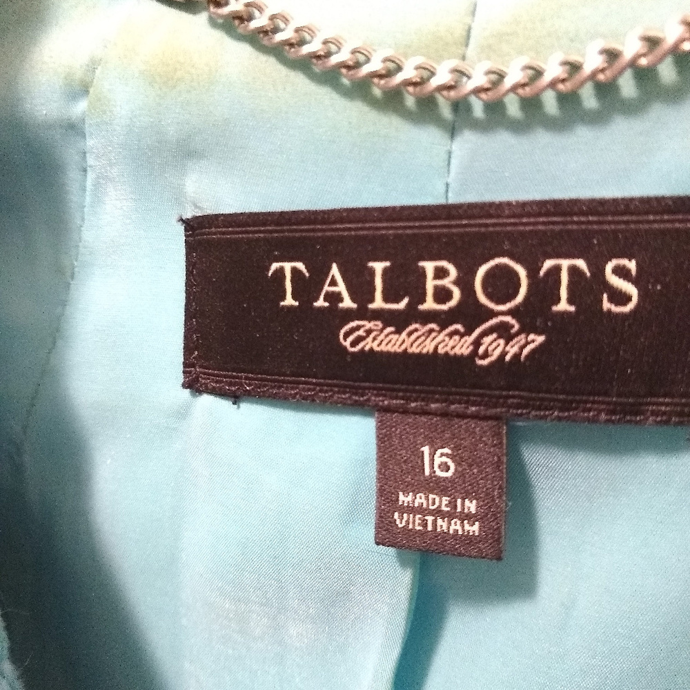 Blue Talbots Jacket - Picture 3 of 6